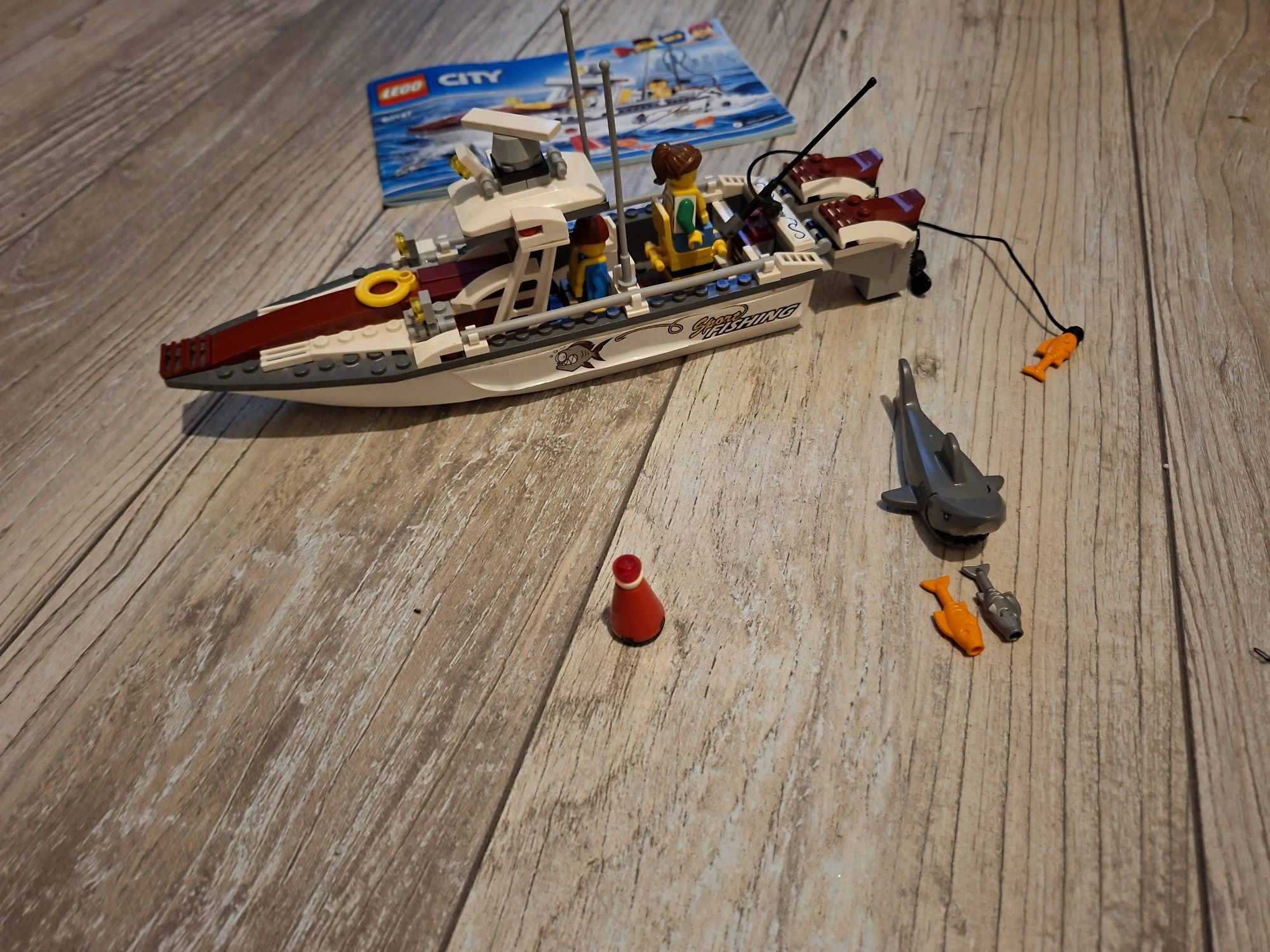 Lego City 60147 łódź wędkarska
