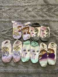 Короткі шкарпетки носки Фроузен з Анною і Ельзою для дівчинки