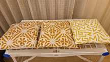 Conjunto de 3 almofadas estampadas