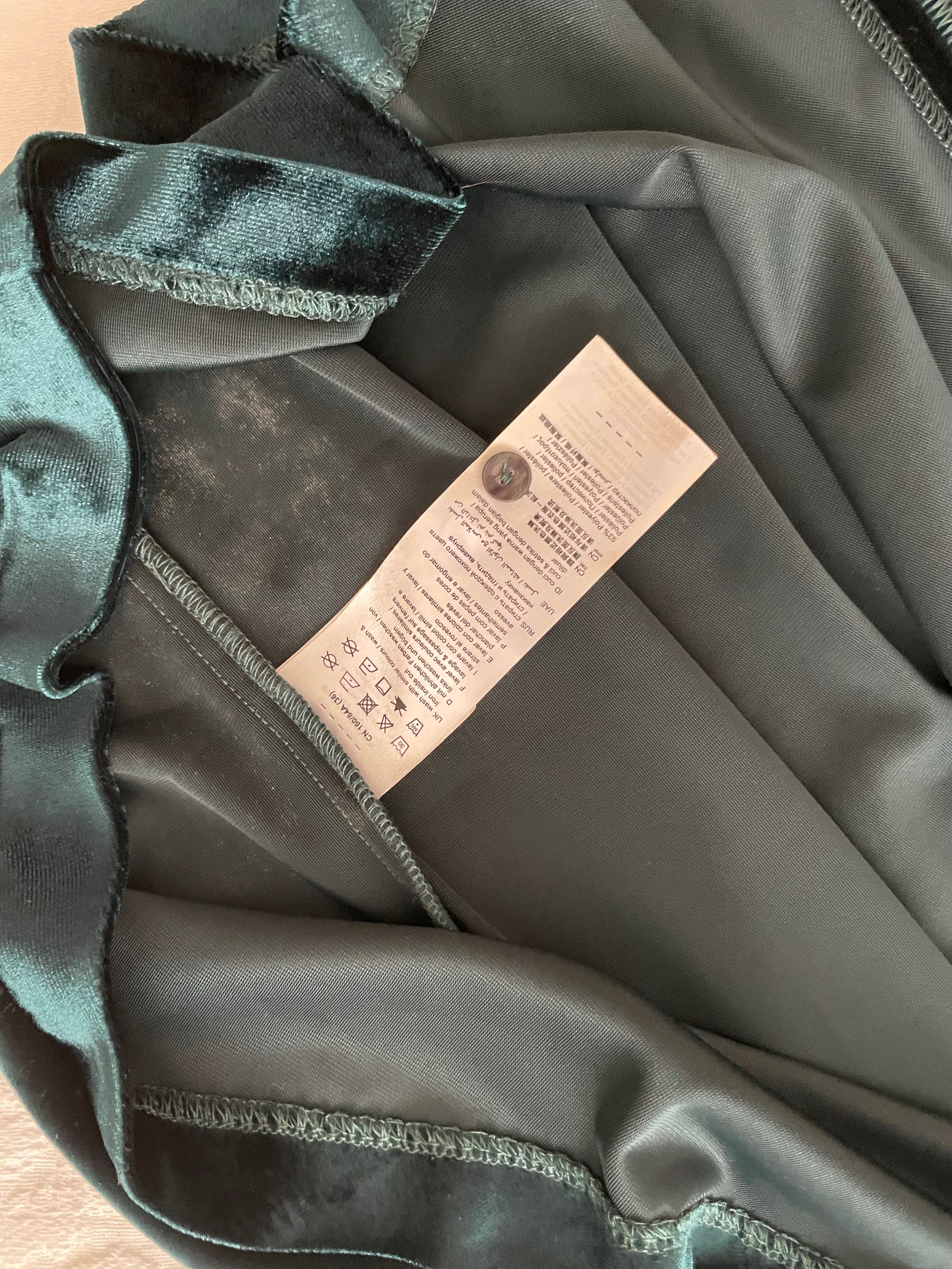 Vestido verde comprido