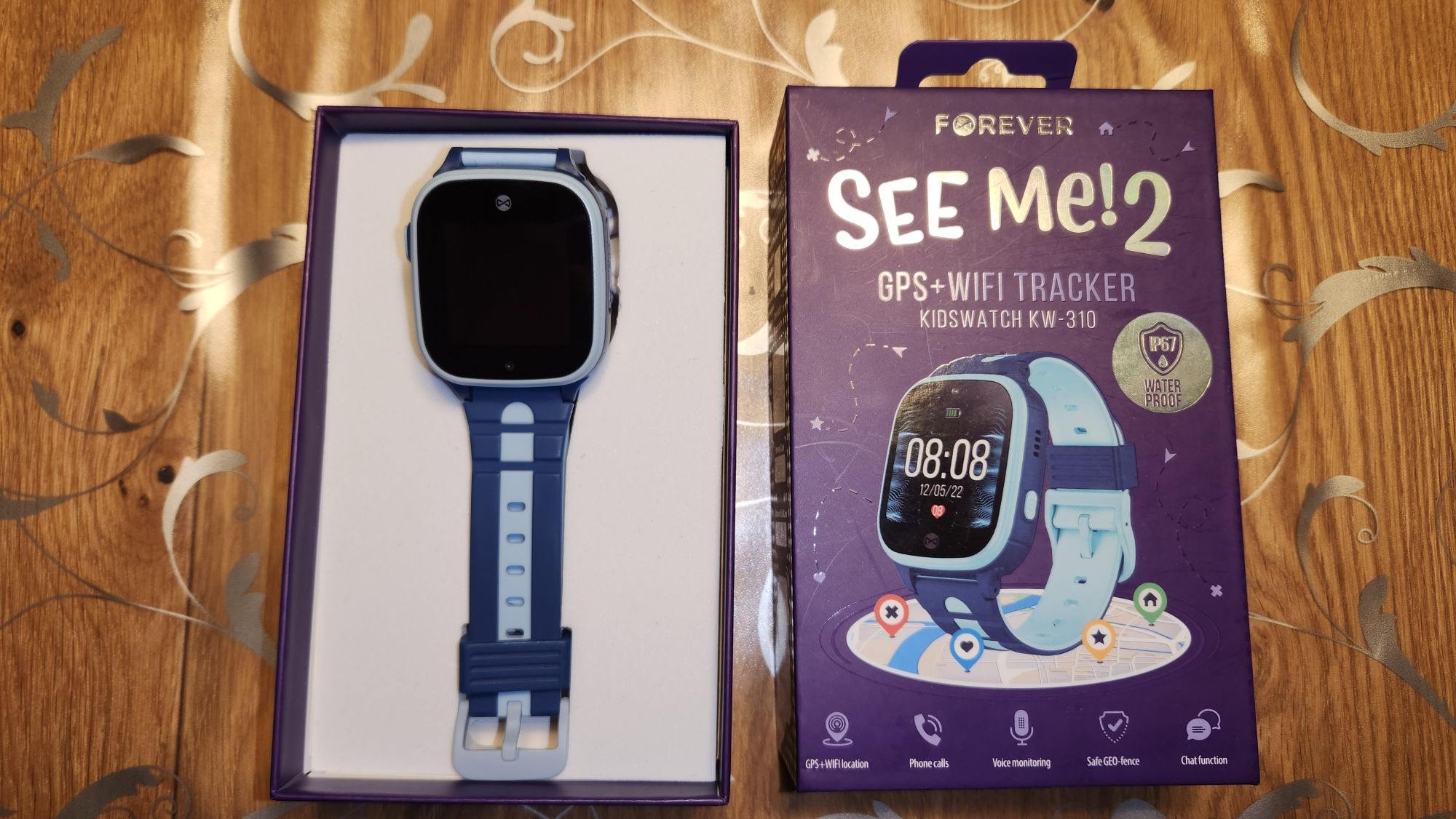 Nieużywany Smartwatch FOREVER See Me 2 KW-310 Niebieski