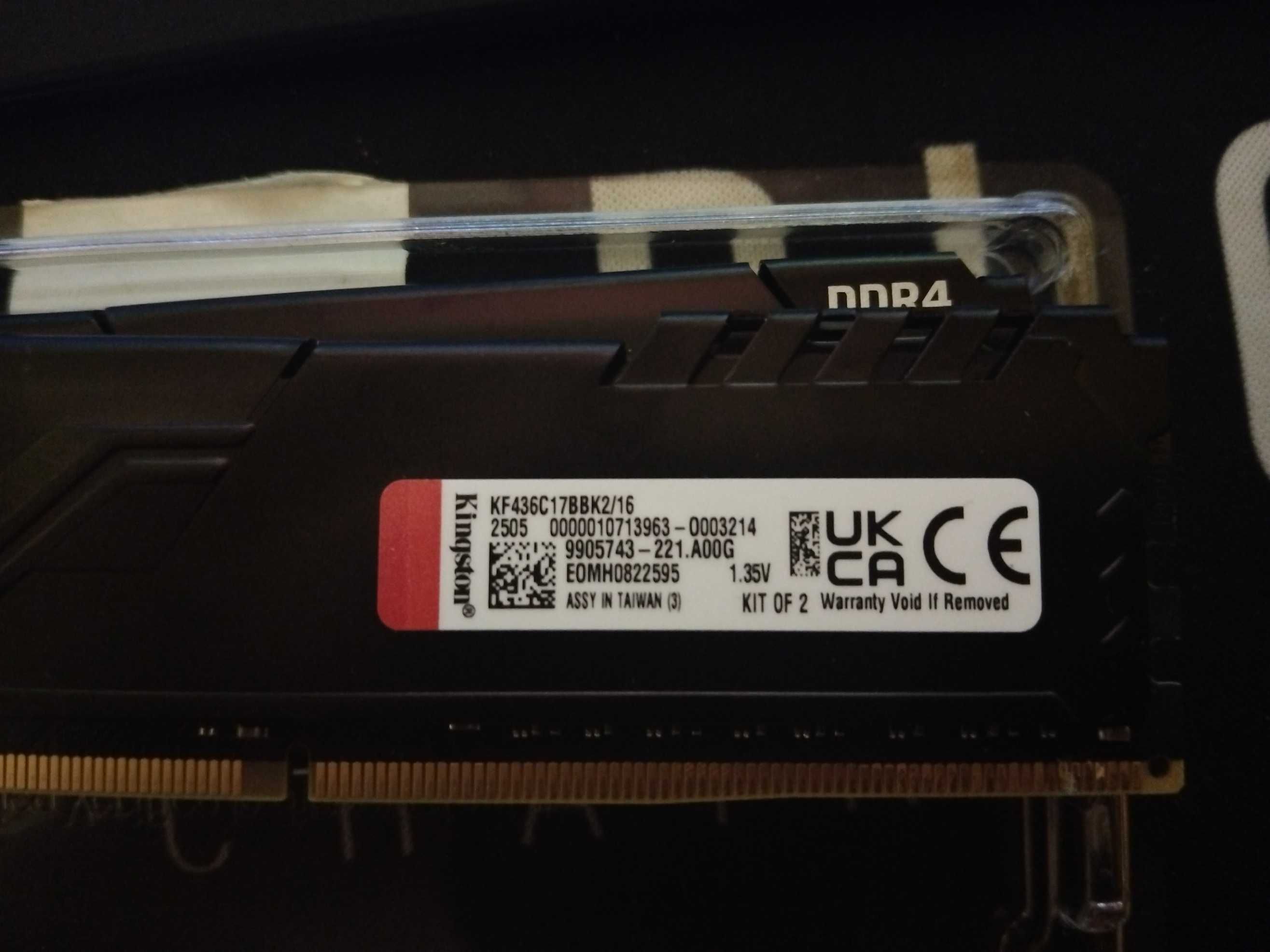 Kingston FURY 16GB (2x8GB) 3600MHz CL17 Beast Black