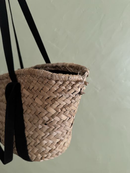Сумка солом’яна плетена