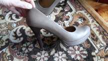 Piękne buty na obcasie Nessi wesele chrzciny