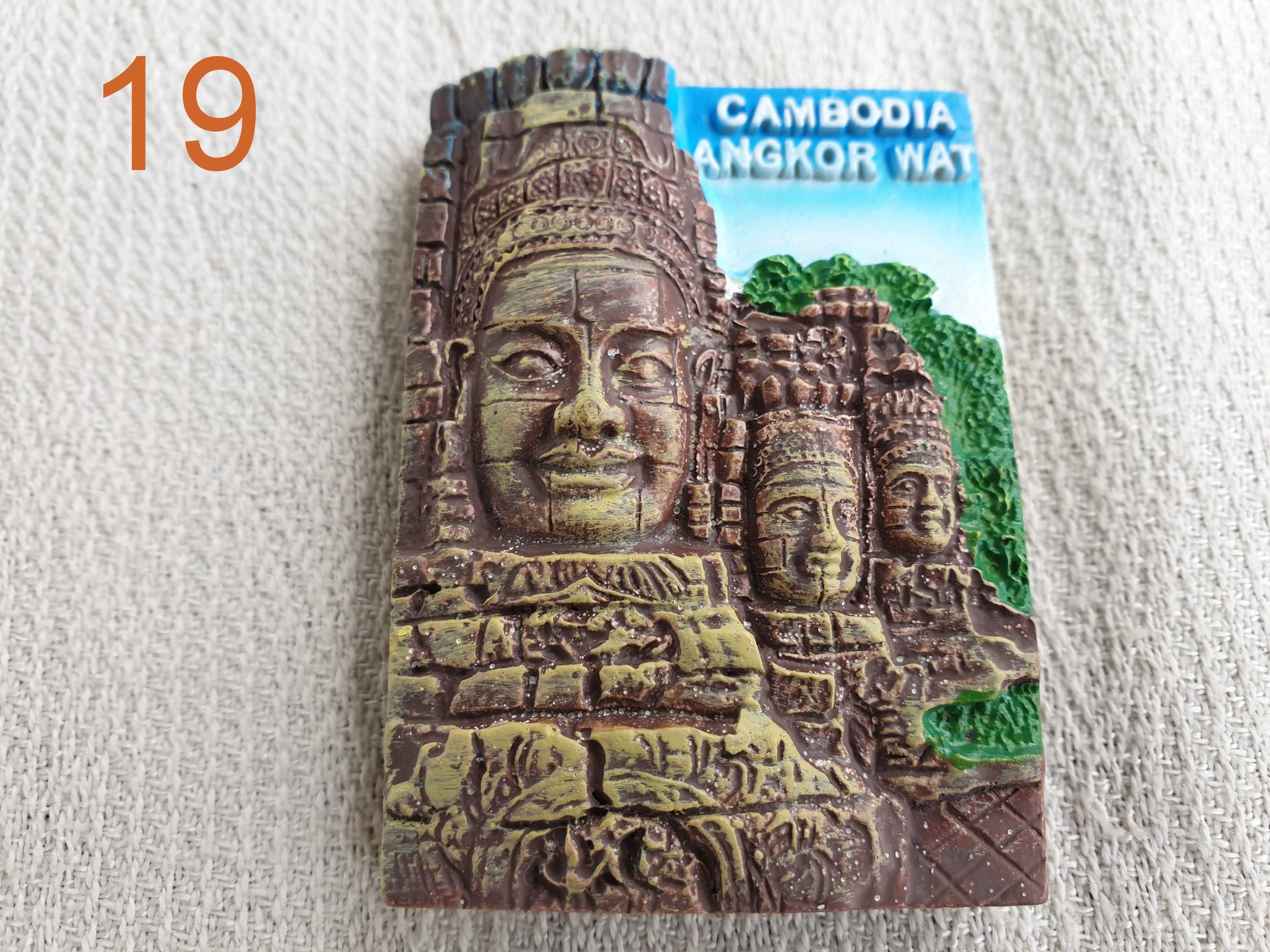 Kambodża, Cambodia - Magnes na lodówkę - wzór 19