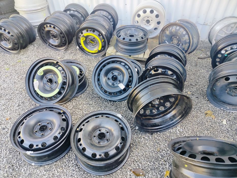 Felgi stalowe pojedyncze różne zapas pojedynka audi VW skoda citroen p
