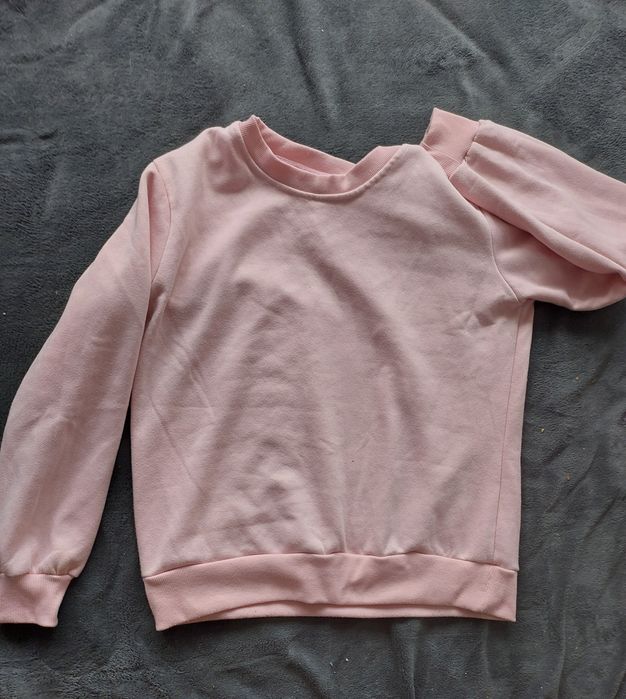 Różowa bluza z poliestru