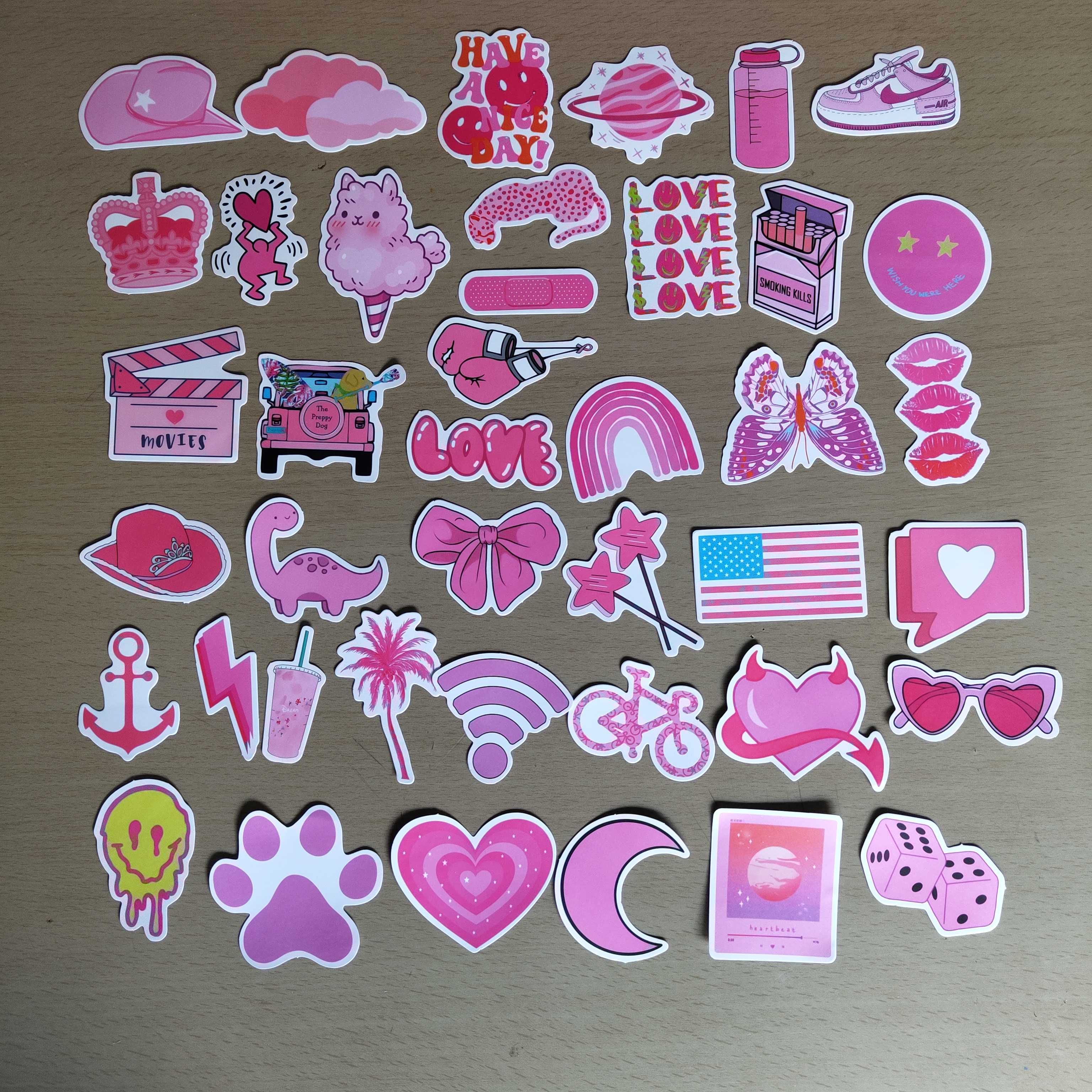 100 Stickers Autocolantes Girls Love No Bad Vibes