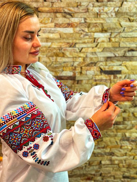 Вишиванка жіноча, Бойківський узор, Бойківська вишивка