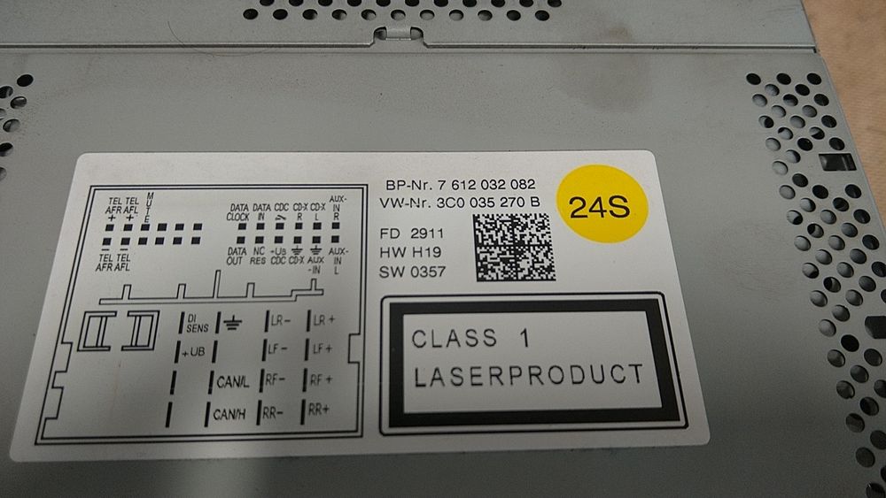 ) Golf VI 6 radio fabryczne