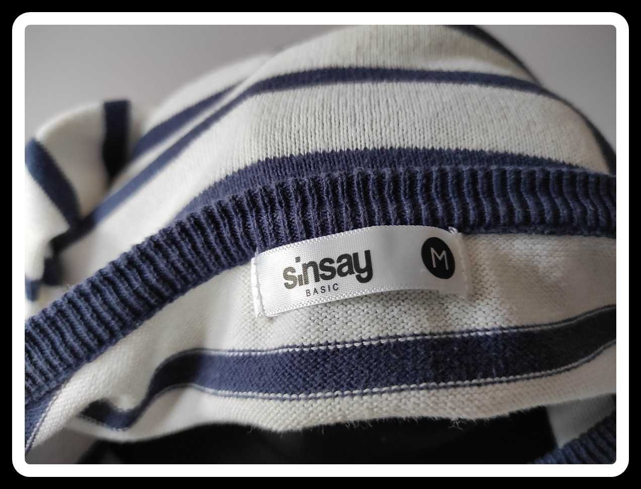 Sinsay lekki sweter sweterek 38 M paski