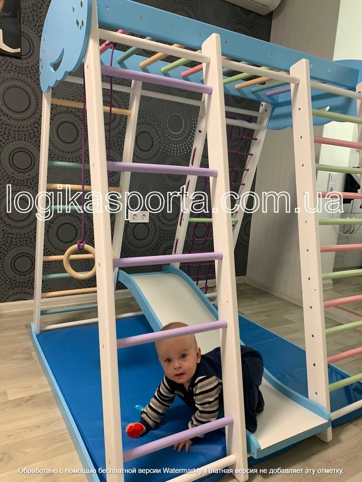 Уголок, игровая площадка, Спортивный детский комплекс, качели, горка,