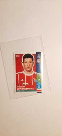 Robert Lewandowski Naklejka topps Champions league 2017/18