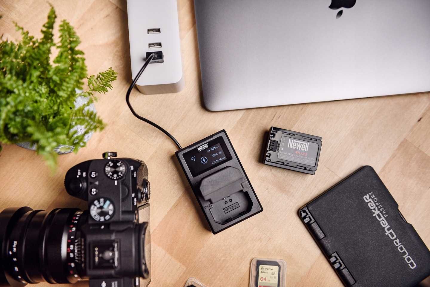 Зарядний пристрій Newell fdl-usb-c np-fz100 для Sony A7III, A7IV, A7C.
