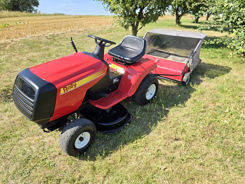 Traktorek kosiarka Rally/Husqvarna Briggs&Stratton+zbieracz
