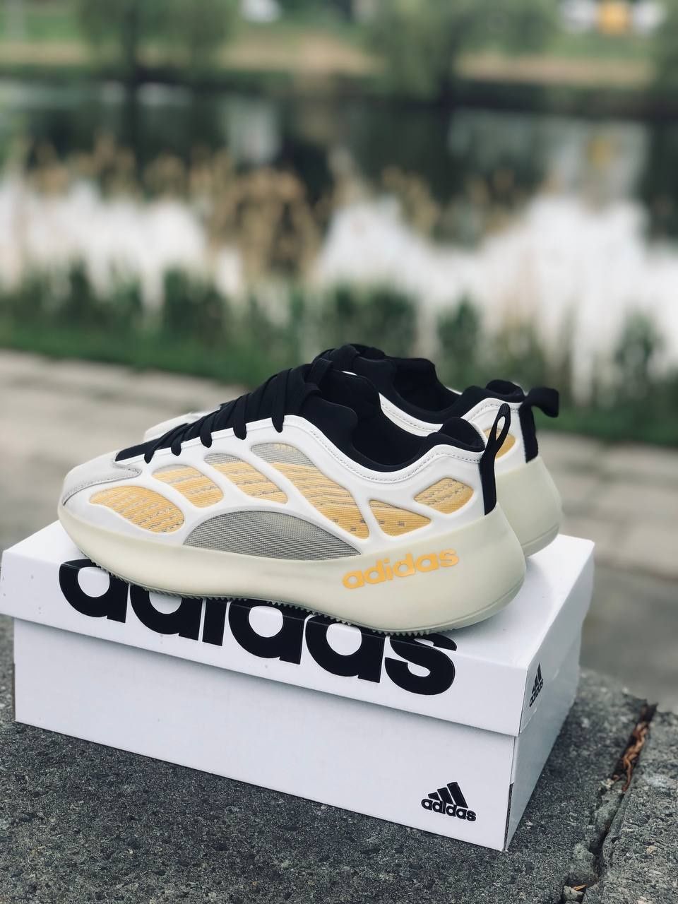 Мужские кроссовки Adidas Летние спортивные кросовки Адидас