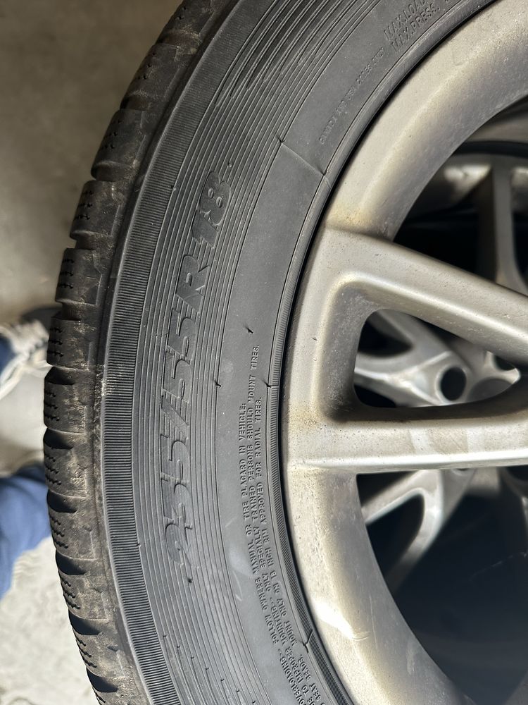 Koła Zimowe Audi 235/55 R18 ET38 6/7 mm 1 sezon