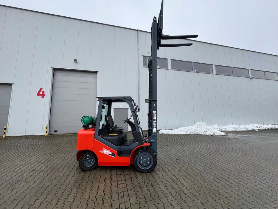 Wózek Widłowy Spalinowy LPG Heli 3,5t Maszt 4,3m Triplex 2025-03