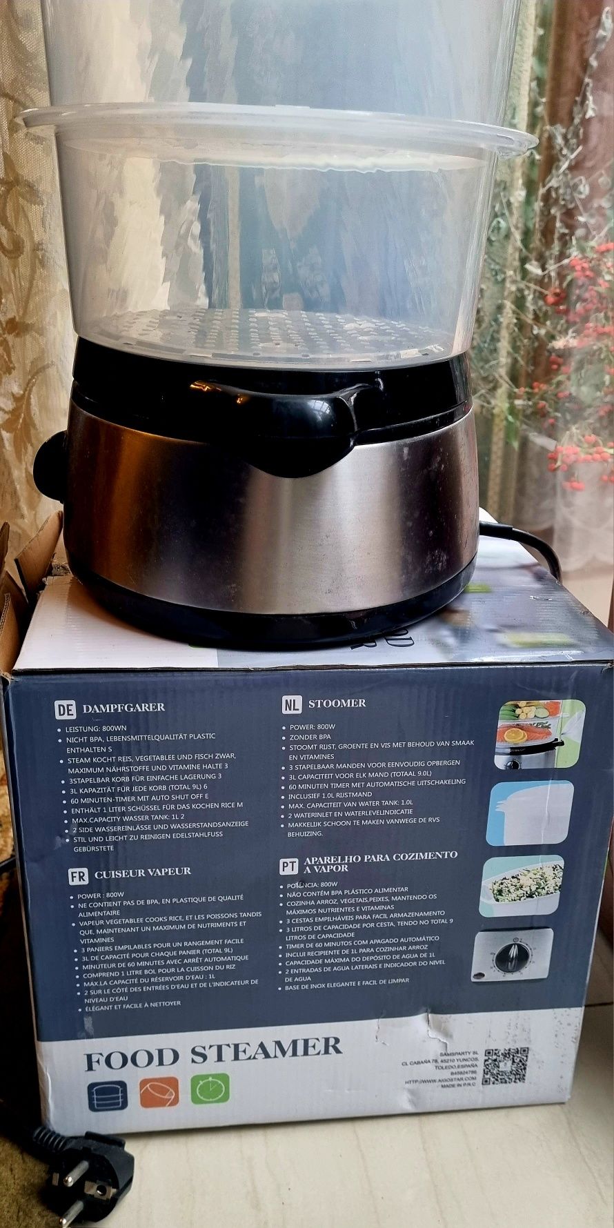 Parowar - urządzenie do gotowania na parze