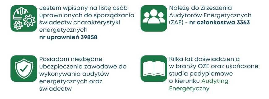 Audyt energetyczny - Świadectwo energetyczne - CZYSTE POWIETRZE 2025