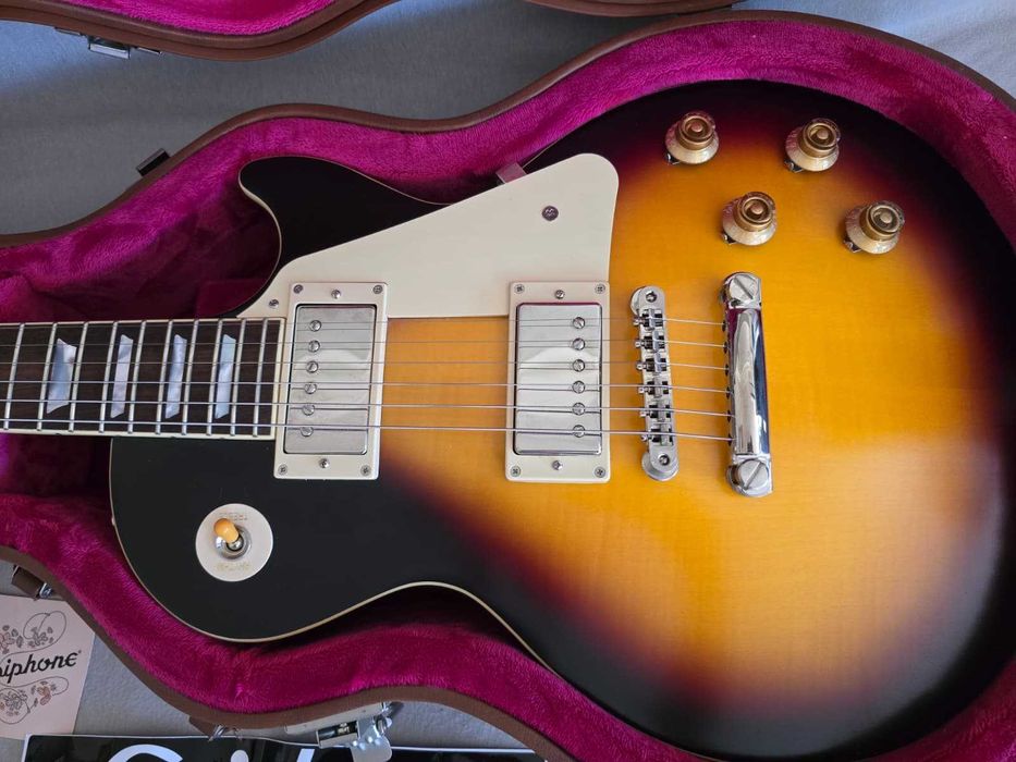 Epiphone Les Paul Standard 1959 Tabacco Burst z główką Gibsona