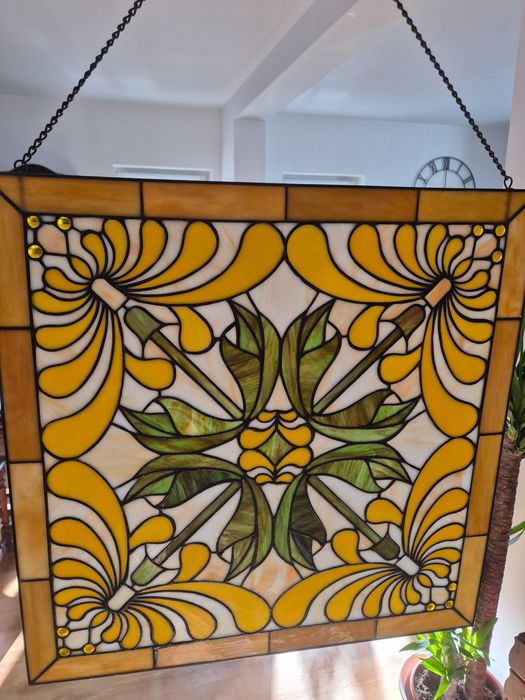 Panel witrażowy, witraż, Tiffany style, obraz.