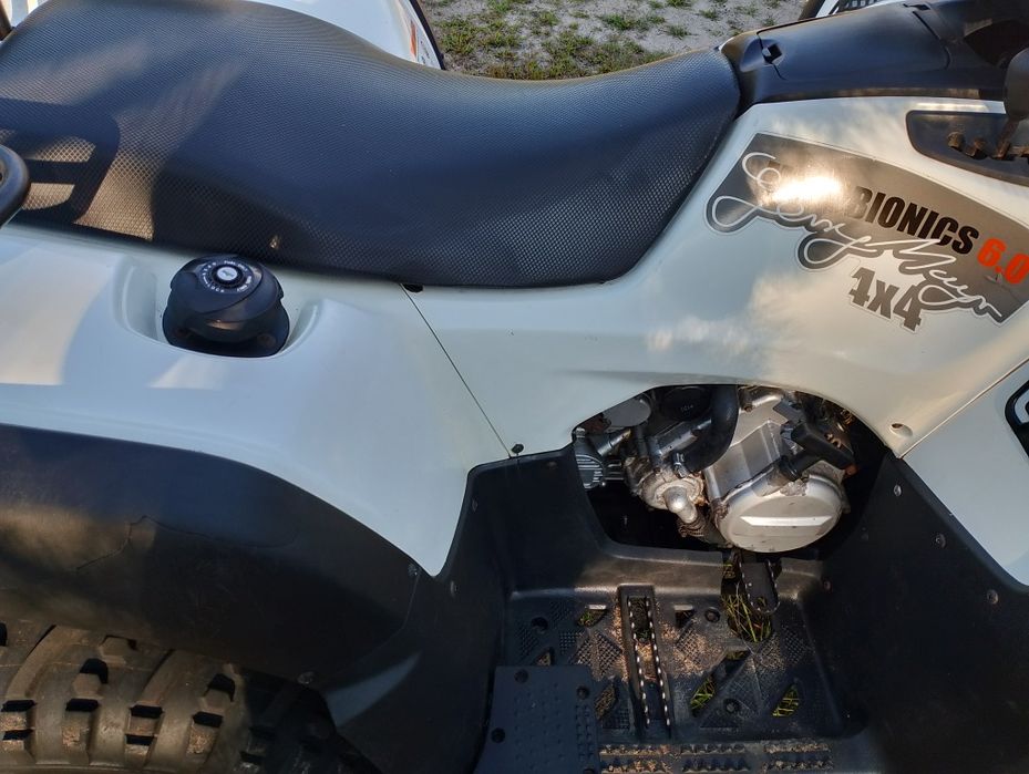 Quad 600 opłacony siewnik