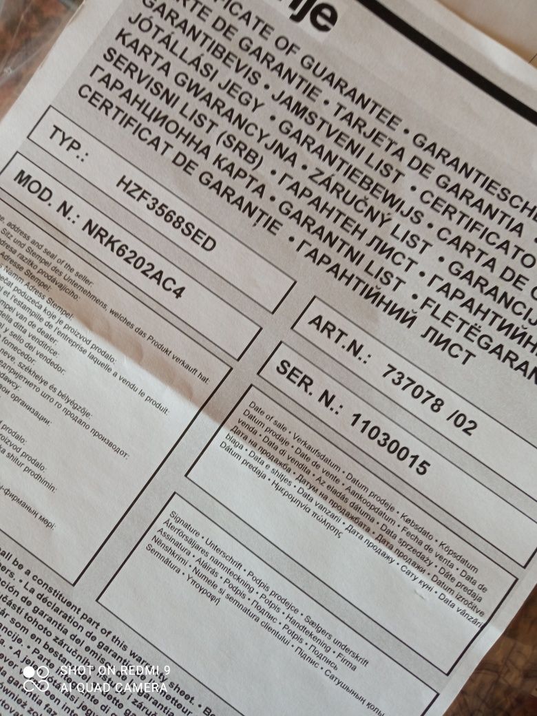 Szuflada górna zamrażarki do lodówki GORENJE