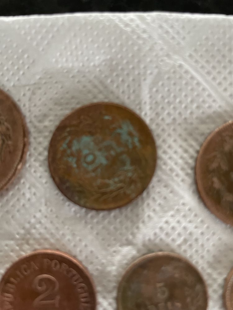 Moedas antigas varias
