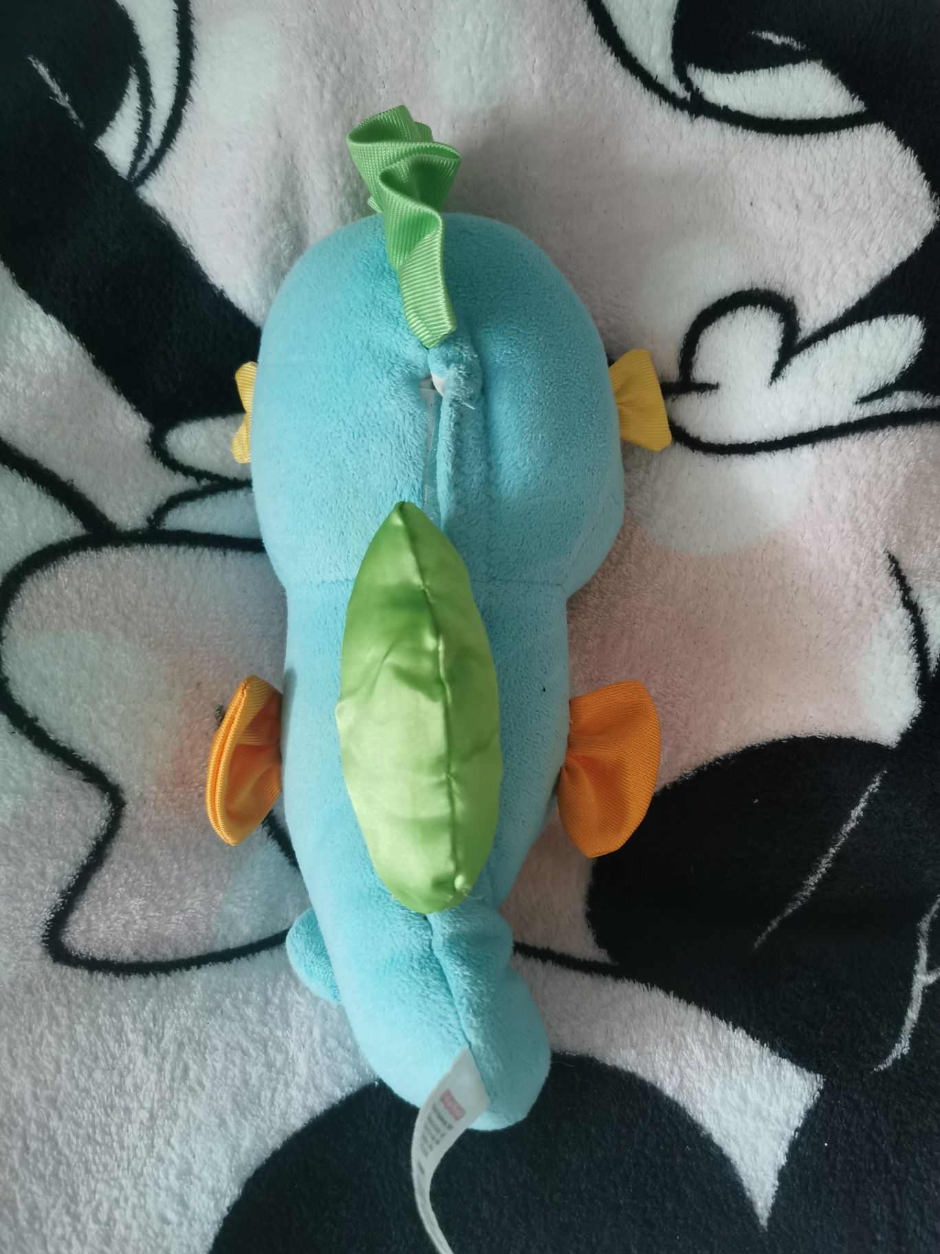 Świecący Konik Moski do usypiania, zabawka interaktywna Fisher Price