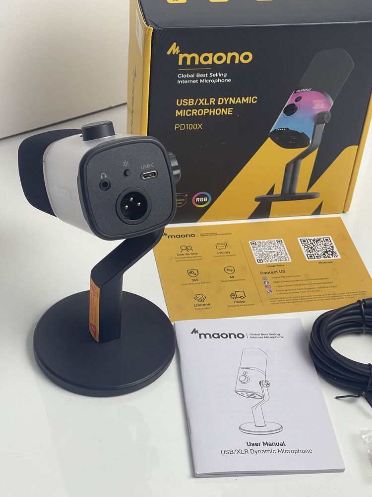 Микрофон MAONO PD100X USB/XLR для стримеров та геймеров