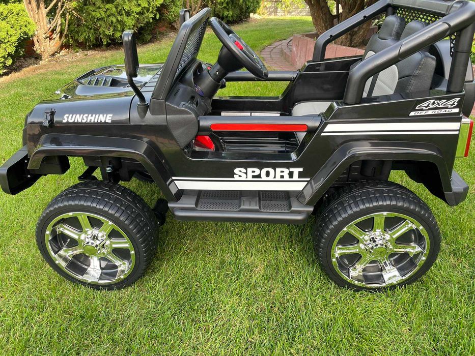 MEGAAUTKA.PL Auto na akumulator JEEP DLA DZIECI 4×4 Samochód PILOT EVA