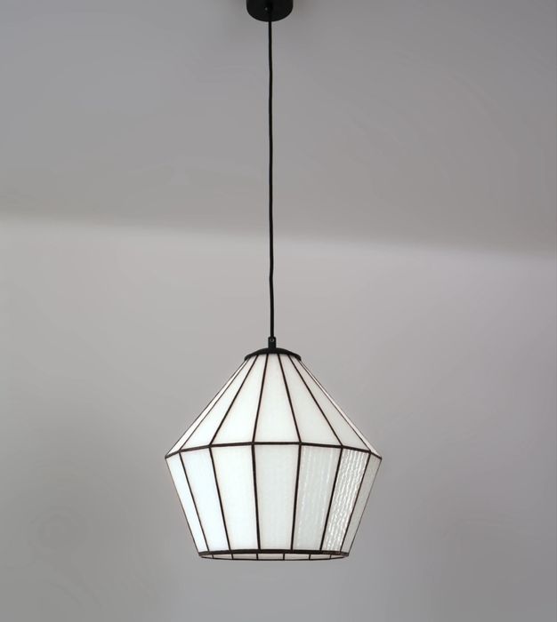 Lampa witrażowa wisząca Tiffany - Art Deco 30