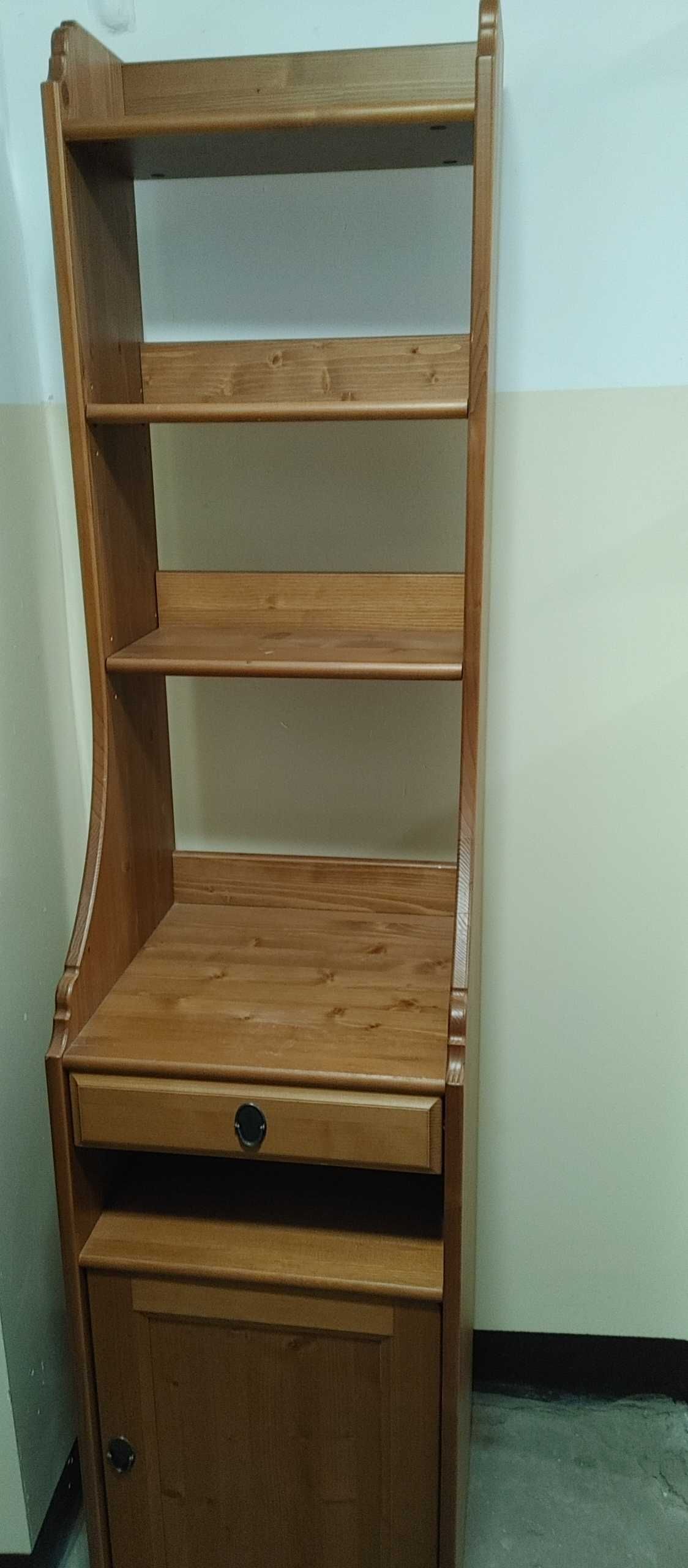szafka IKEA LEKSVIK-komoda-drewno-HEMNES-sekretarzyk-regal