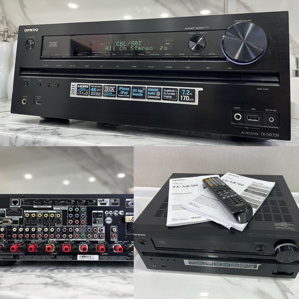 AV Ресивер - Onkyo TX-NR 709 / под ремонт
