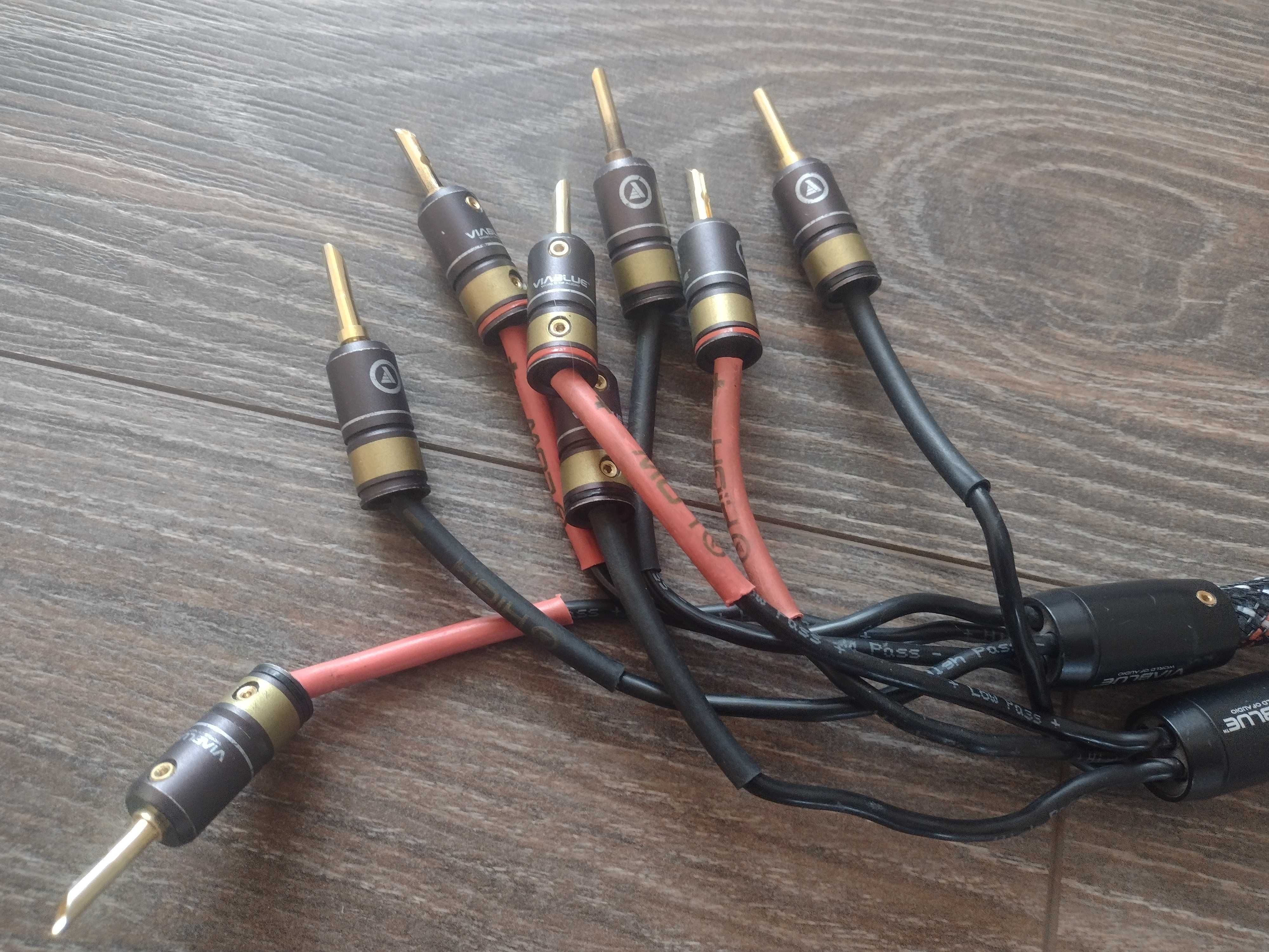 Kable głośnikowe ViaBlue SC4 biwire biamp 1,5m