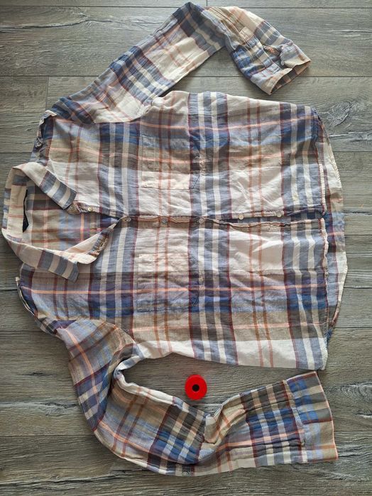 Koszula damska w kratę- Zara- nowa- sportowo- elegancka