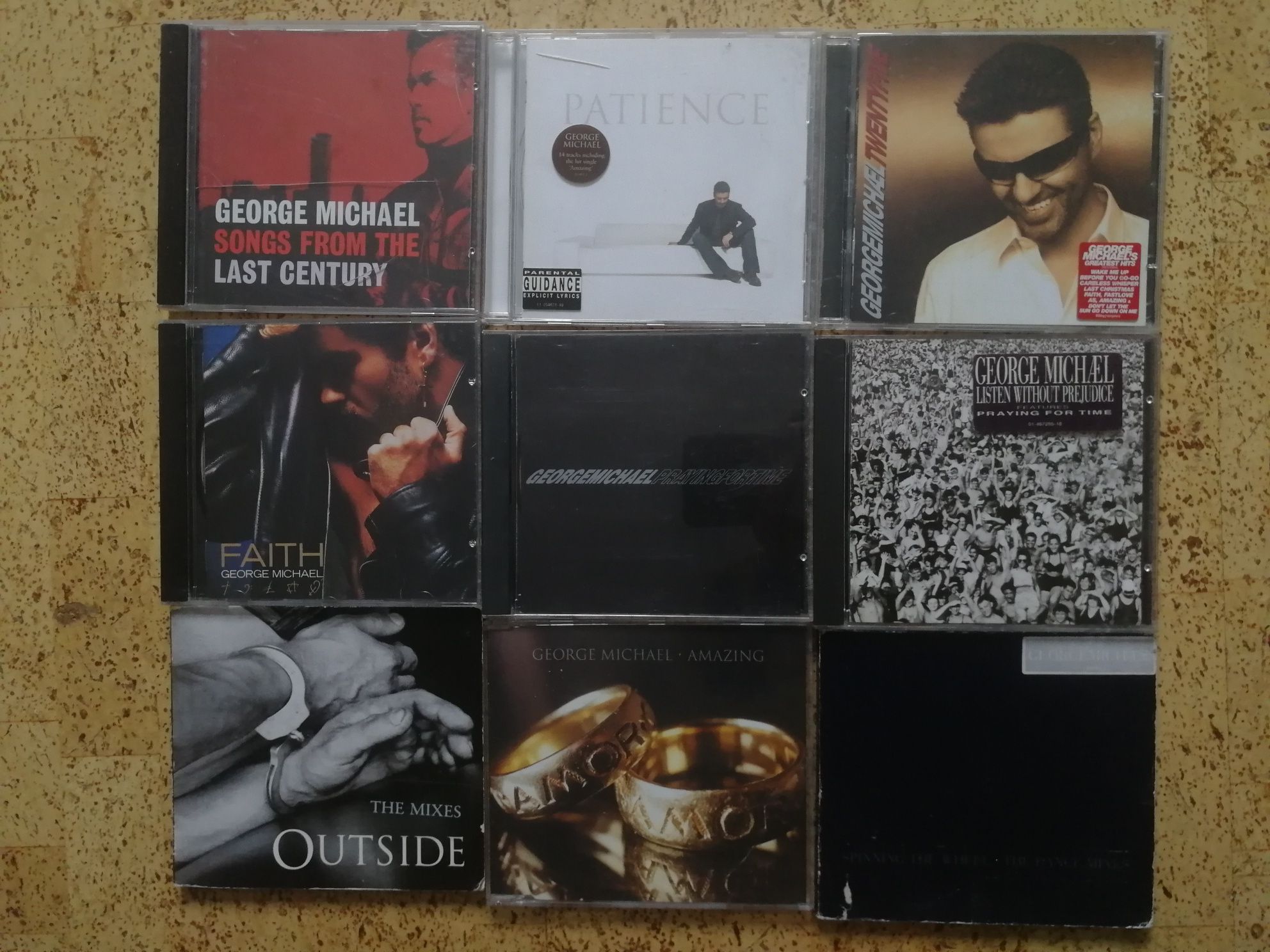 CD диски George Michael Phil Collins, Rick Wakeman, Leatherat, Genesis