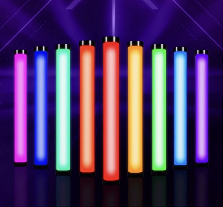 NiceFoto TC-210 RGB відеосвітло з акумулятором, фото-відео трубка 10W