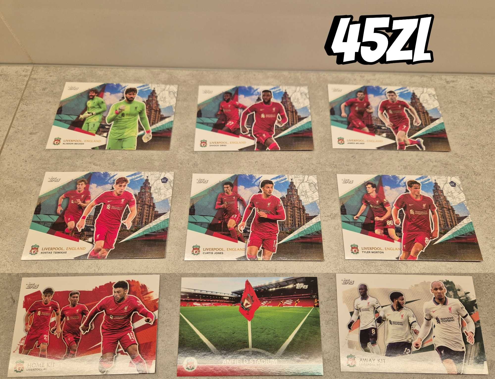 Topps Liverpool City Set + Kit's & Stadium