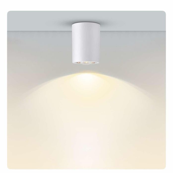 Oprawa natynkowa Jupiter, lampki białe NOWE 5 szt