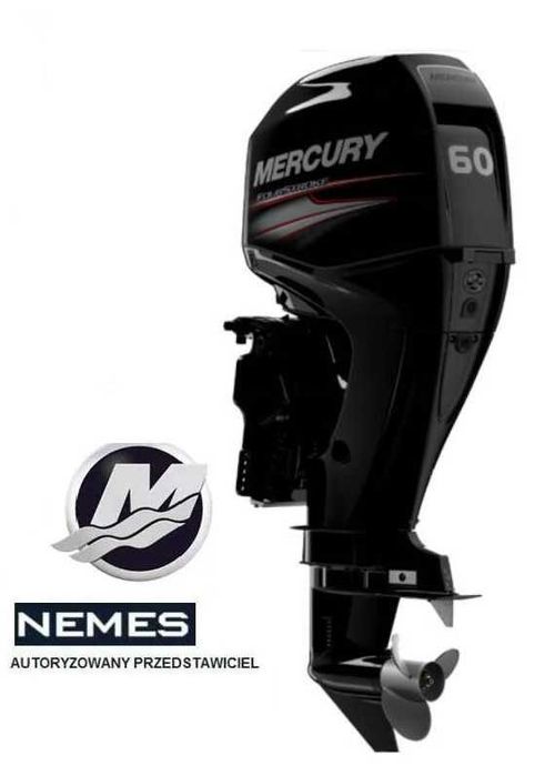 Silnik zaburtowy Mercury FourStroke F60 ELHPT EFI (20")rumpel, NOWY