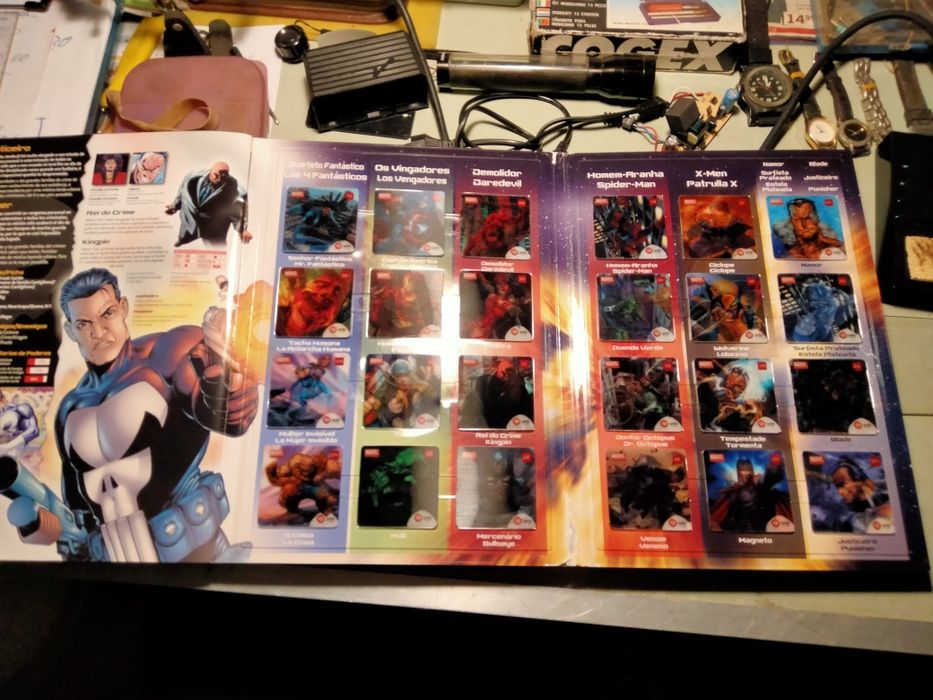 Caderneta, Marvel Heroes