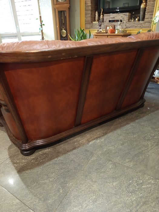 Skórzana sofa plus fotel