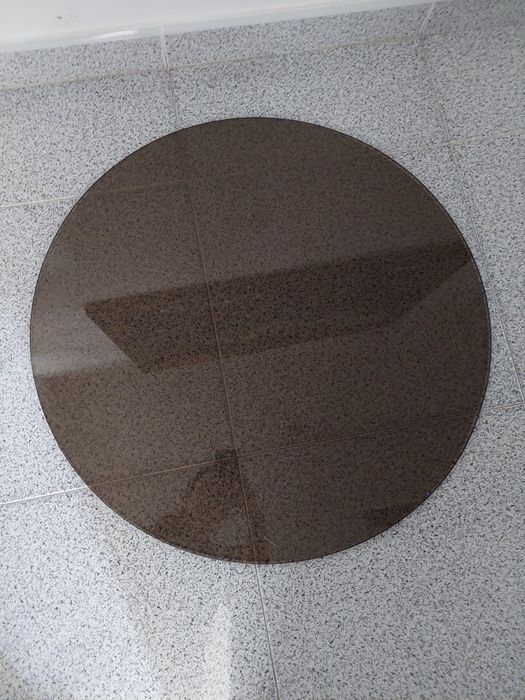 Vidro redondo de mesa