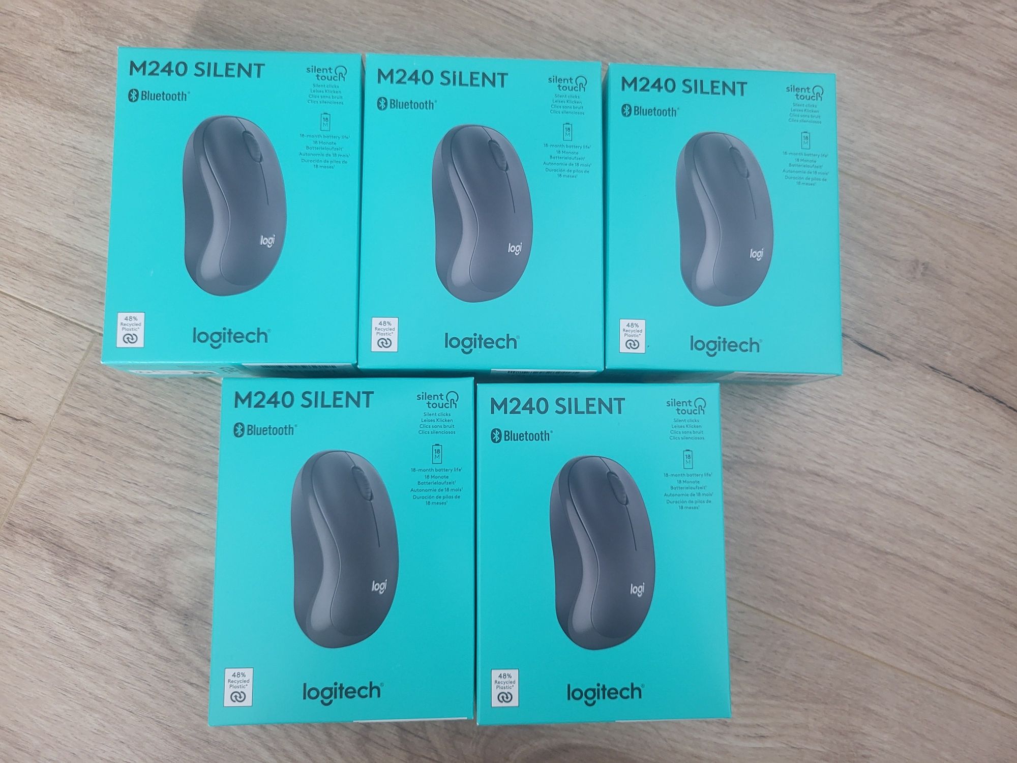 Mysz myszka Logitech M240 Silent nowe