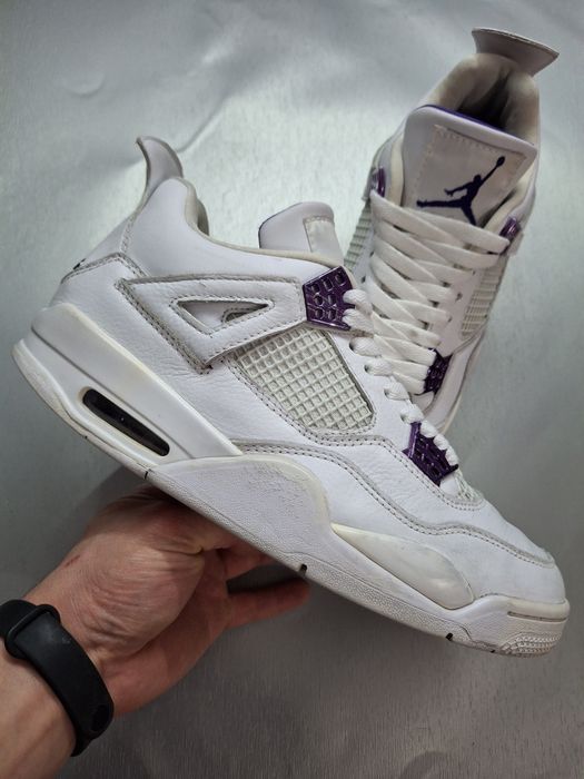 Кроссовки Nike Air Jordan 4 Retro "Purple Metallic