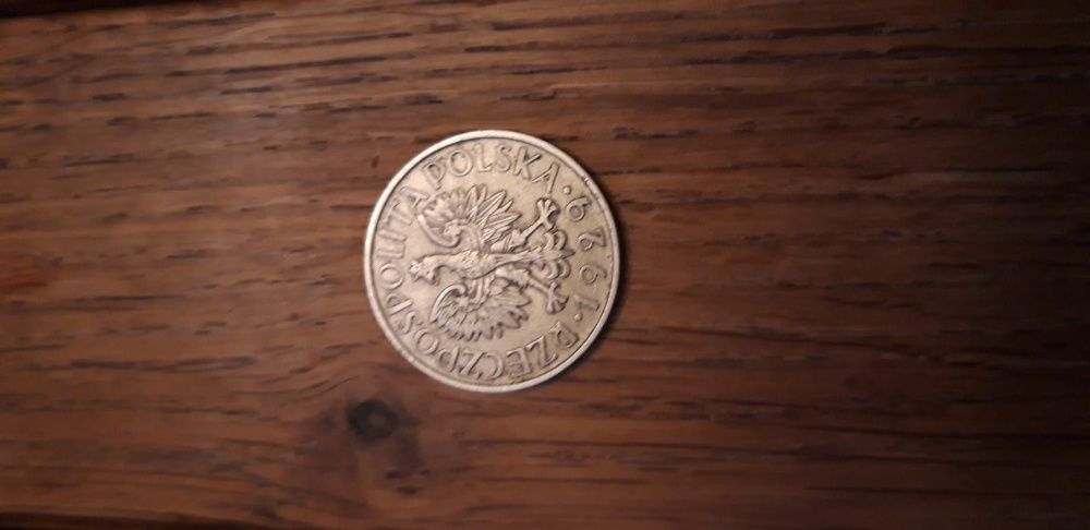 1 zł z 1929r, 0,50 gr z 1923