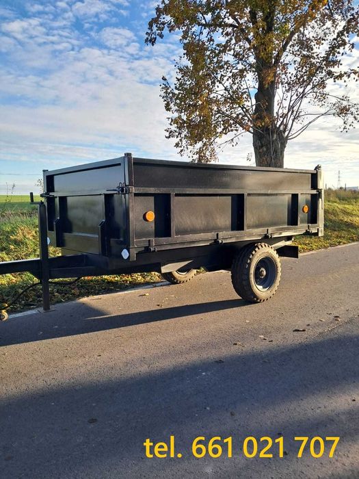 Przyczepa jednoosiowa, wywrotka, kiperek