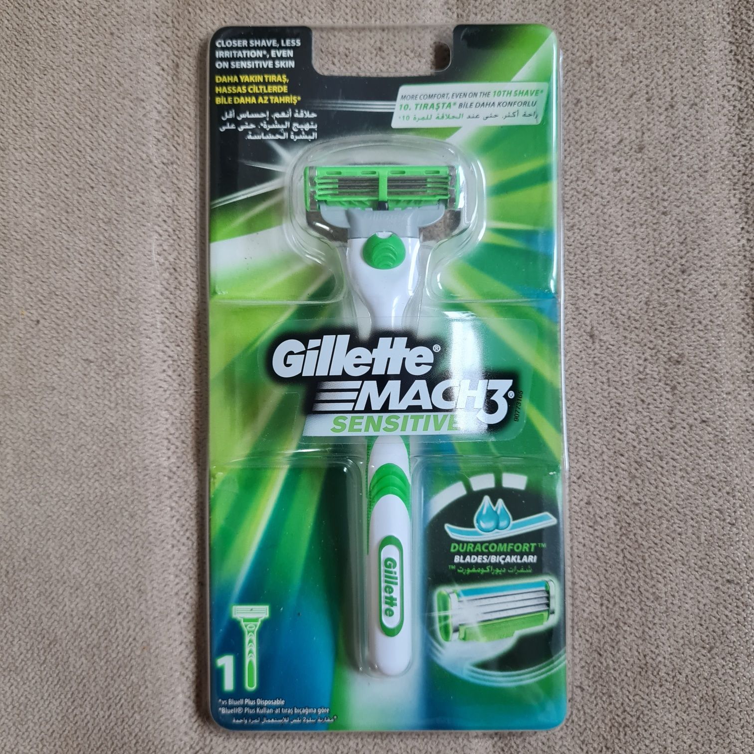 Nowa maszynka do golenia Gillette Mach3 Sensitive